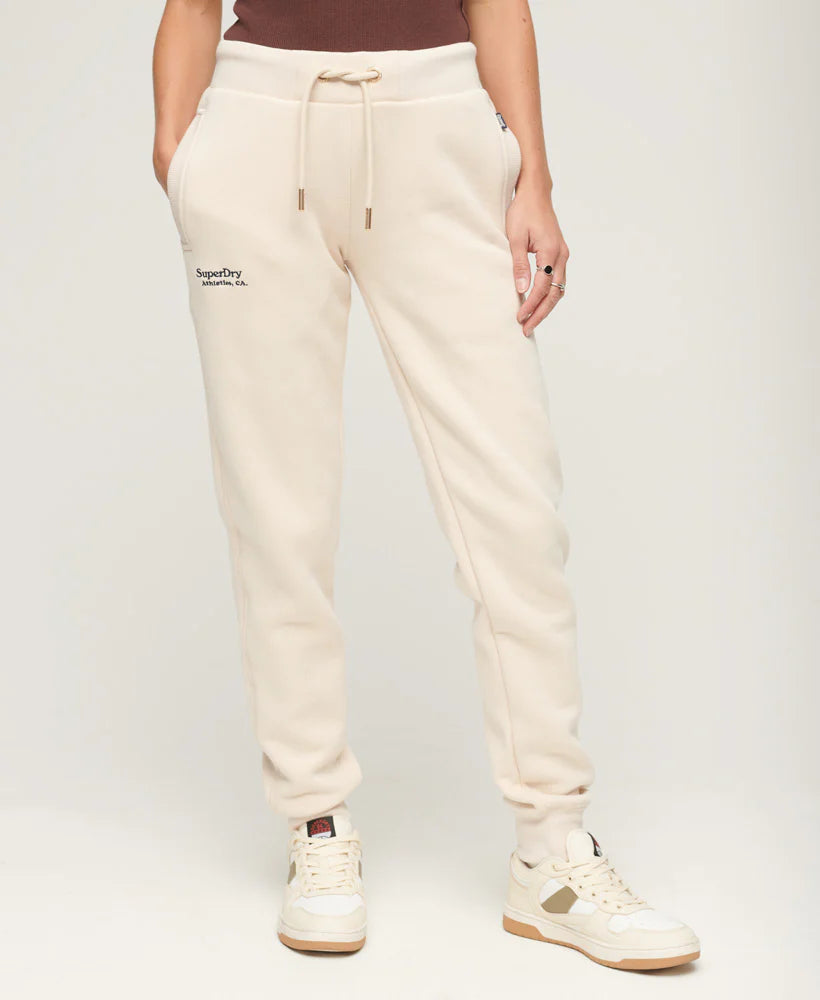 Superdry Essential Logo Joggers Tapioca Cream byhunterminx