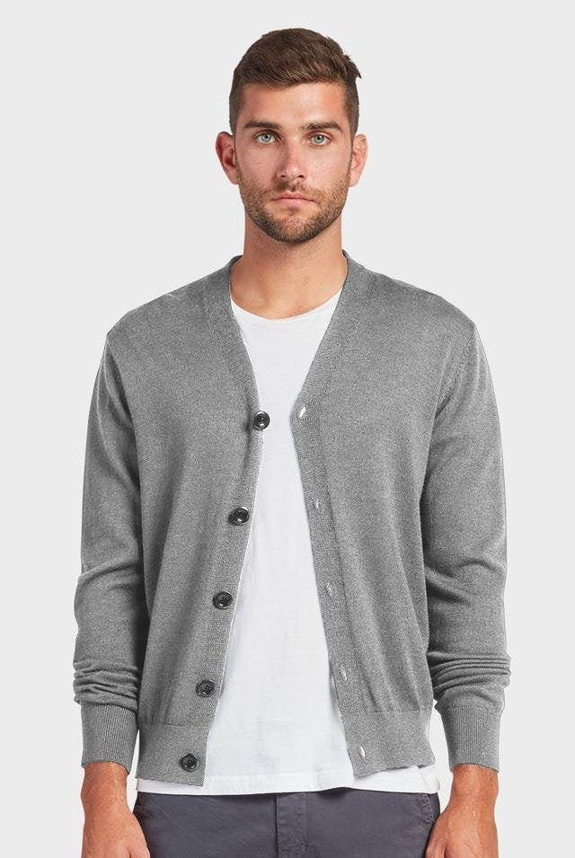 Gray cardigan sale