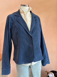 BLUEBERRY ITALIA - Fine Cord Blazer Navy