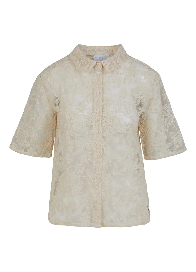 Coster Copenhagen - Shirt with Lace Cream