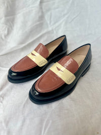 Lodi Love - Patent Loafer Pink/Cream/Black