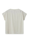 Mos Mosh - Tekis V-Neck Tee Ecru