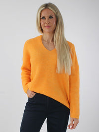 Mos Mosh - Thora V Neck Flaming Orange