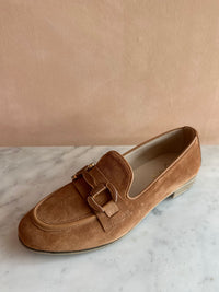 WAVE - 28445 Suede Tobacco Tan Loafer