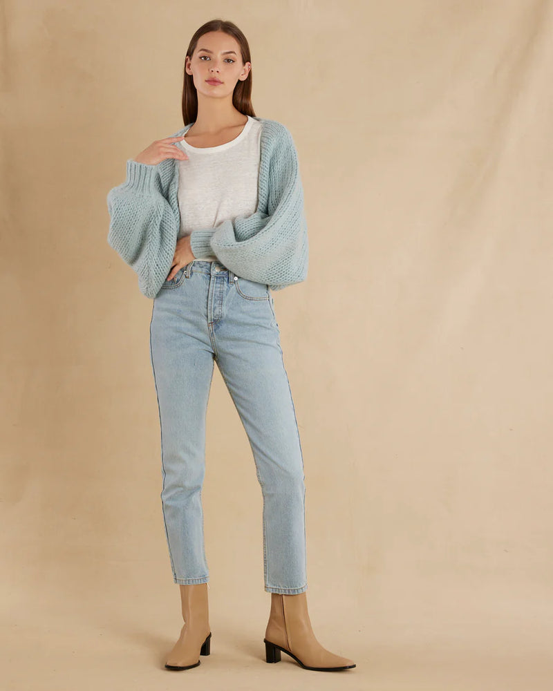 Amelius - Lola Mohair Bolero  Duckegg Blue