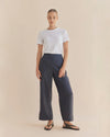 Amelius - Mabel Linen Pant Navy