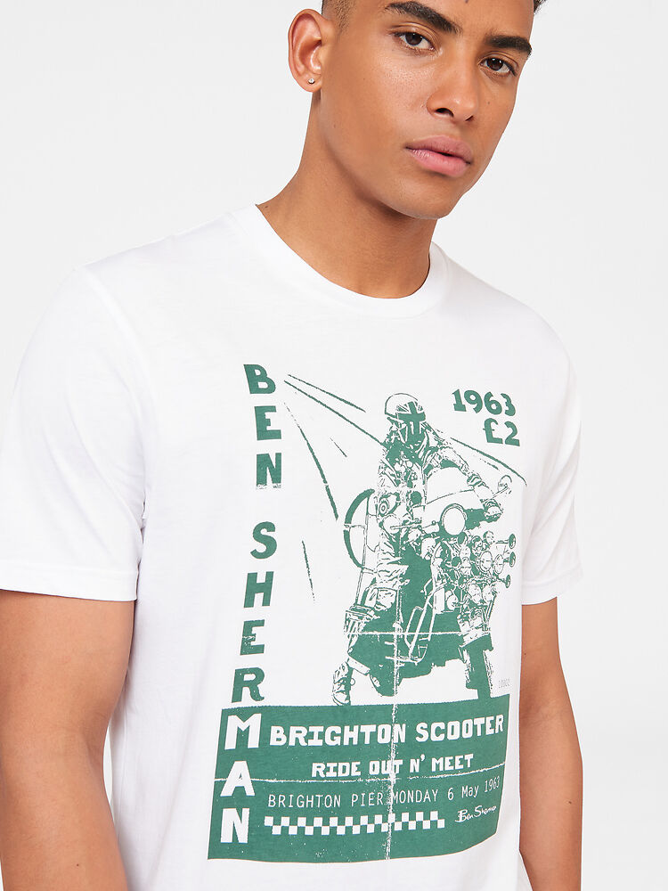 Ben Sherman - Scooter Meet Vintage Poster Tee