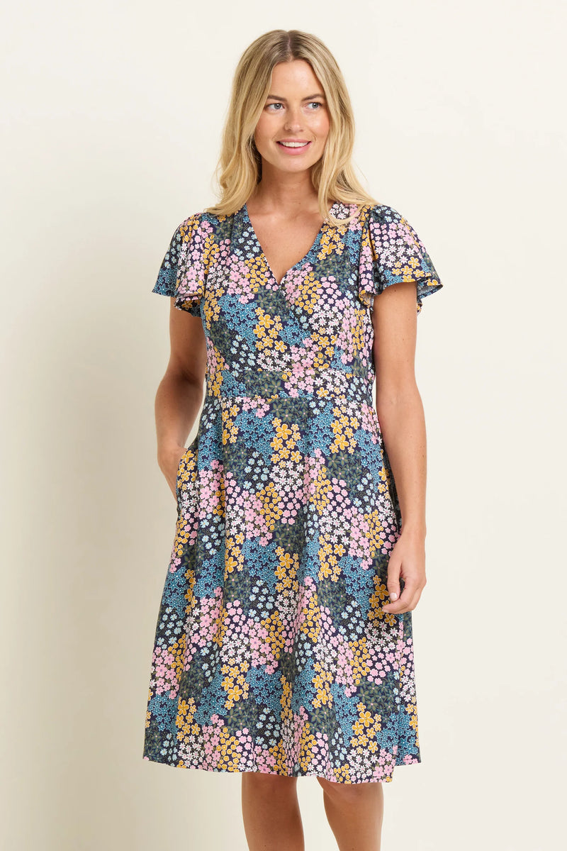 Brakeburn - Wildflower Meadow Wrap Dress