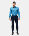 Brooksfield - Premium Shirt Aqua Print