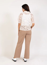 Coster Copenhagen - Shirt with Lace Cream