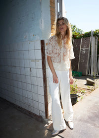 Coster Copenhagen - Shirt with Lace Cream