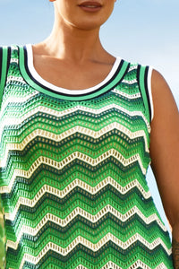 CURATE by Trelise Cooper - The Ropes of Summer Dress Green