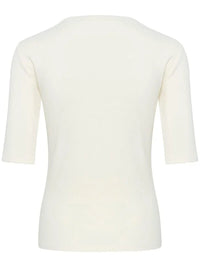 Gestuz - Drew Half Sleeve Logo Top Birch