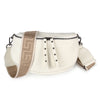 Hi Ho - Obsessed Crossbody Bag in Off White/Gunmetal