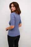 Kaffe - Carna T-Shirt Blue Indigo