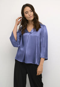 Kaffe - Karen Blouse Blue Indigo