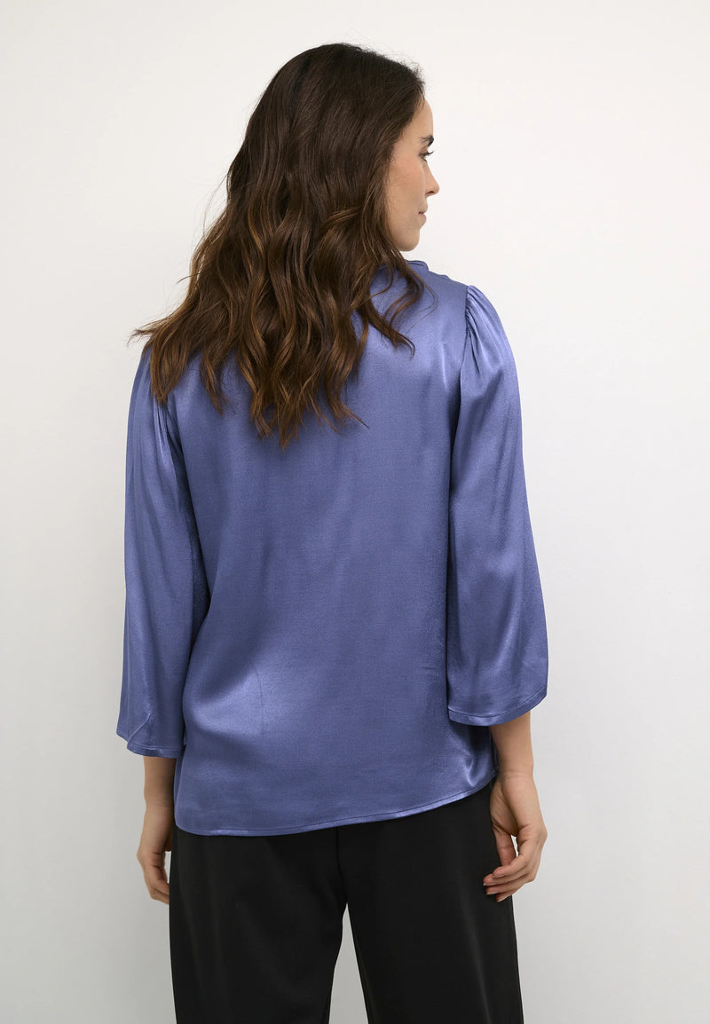 Kaffe - Karen Blouse Blue Indigo