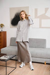 Kaffe - Lotte Skirt Steeple Gray