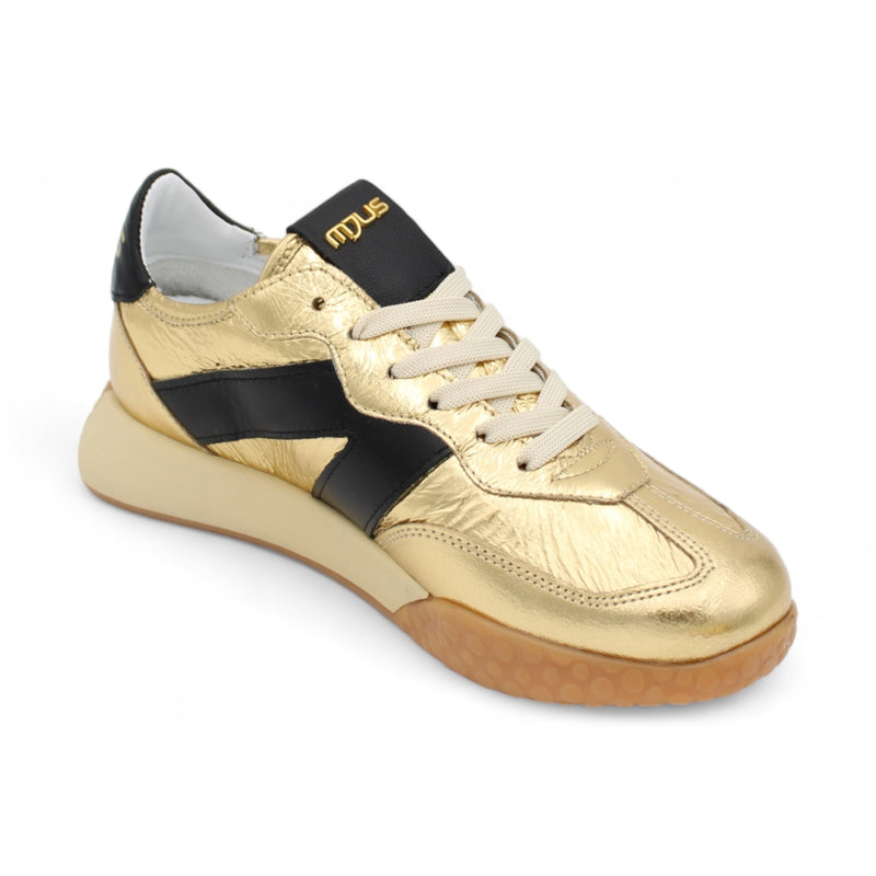 MJUS - Metallic Sneaker Gold/Black