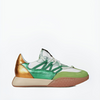 MJUS - Metallic Sneaker Green/White/Orange