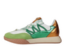 MJUS - Metallic Sneaker Green/White/Orange