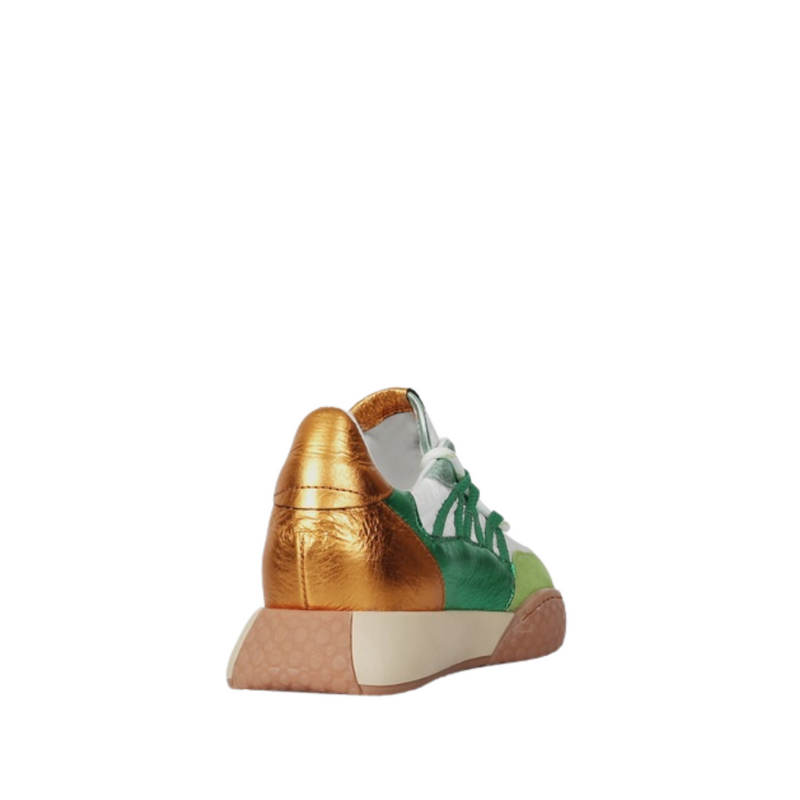 MJUS - Metallic Sneaker Green/White/Orange