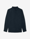 MR SIMPLE- Linen Long Sleeve Shirt Navy