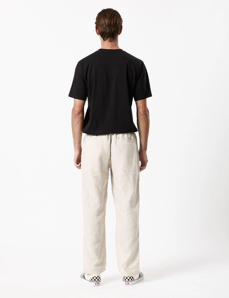 MR SIMPLE - Burbank Linen Pant Natural