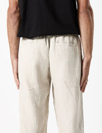 MR SIMPLE - Burbank Linen Pant Natural