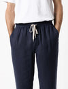 MR SIMPLE - Brooklyn Linen Pant Navy