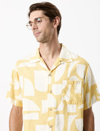 MR SIMPLE - Cuban Short Sleeve Shirt Sunburst