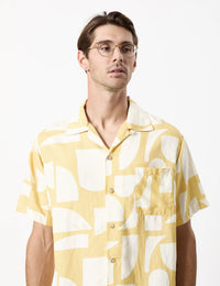 MR SIMPLE - Cuban Short Sleeve Shirt Sunburst