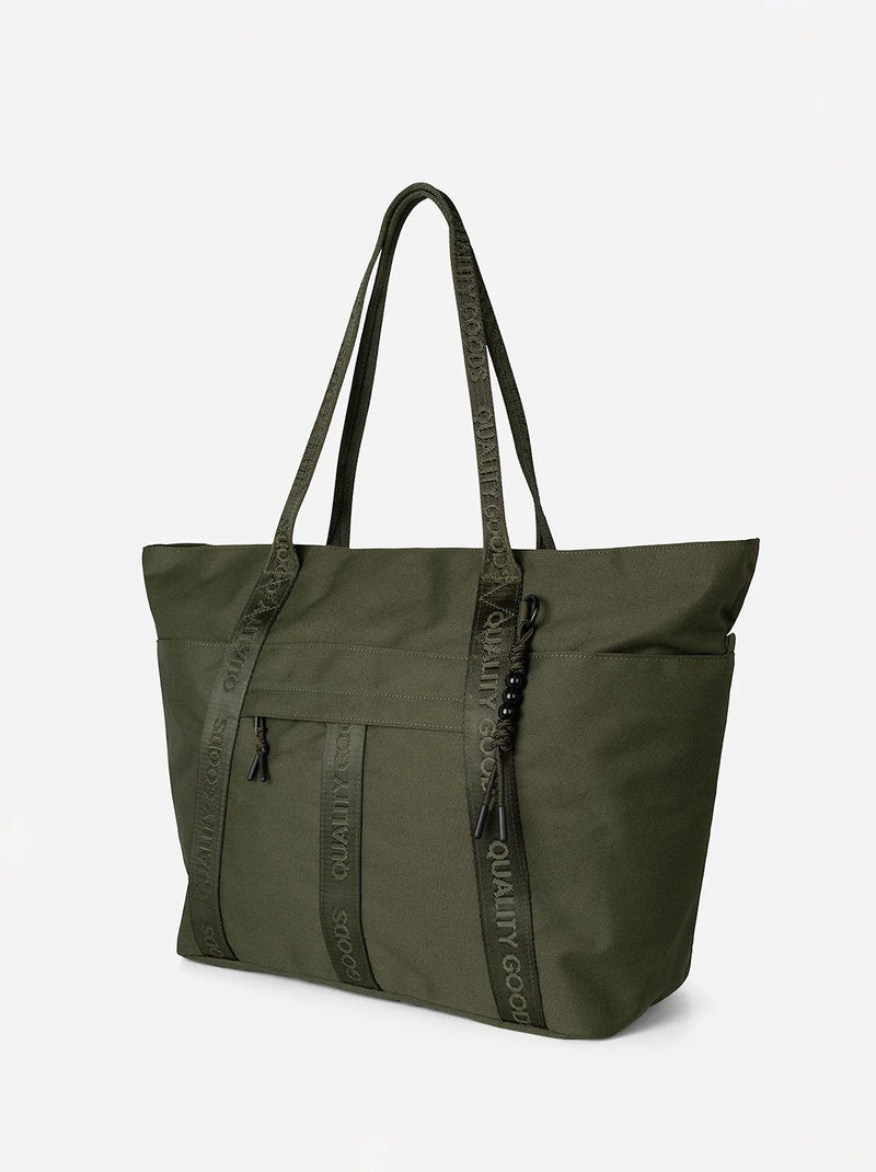 MR SIMPLE Jasper Large Tote Bag - Army