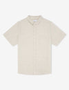 MR SIMPLE - Linen Short Sleeve Shirt Natural