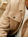 Mr Simple - Quilted Cord Jacket Stone