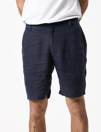 MR SIMPLE - Tanner 3.0 Linen Short Navy