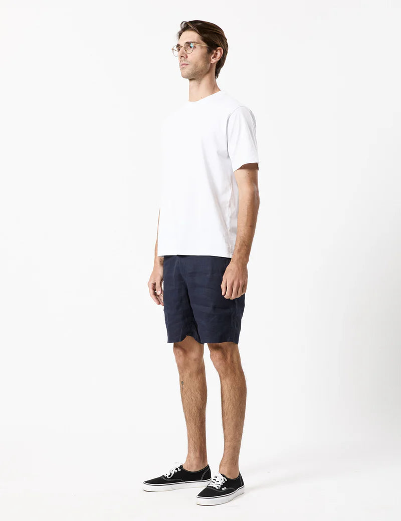 MR SIMPLE - Tanner 3.0 Linen Short Navy