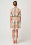 ONCE WAS - Sanibel Cotton Silk Dress in Golden Mallow