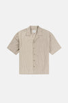 Rhythm - Cross Check Relaxed SS Shirt Natural