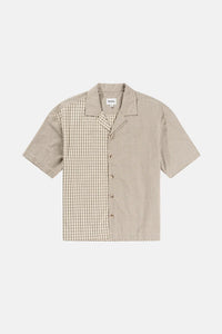 Rhythm - Cross Check Relaxed SS Shirt Natural