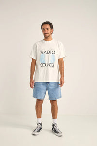 Rhythm - Subtle Distress Short Denim Blue