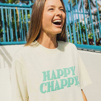 Skwosh Club - Happy Chappy Tee Ecru