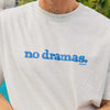 Skwosh Club - No Dramas Tee Snow Marle