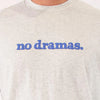 Skwosh Club - No Dramas Tee Snow Marle