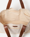 STITCH AND HIDE - Shopper Tote Natural (no zip)