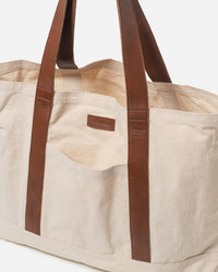 STITCH AND HIDE - Shopper Tote Natural (no zip)