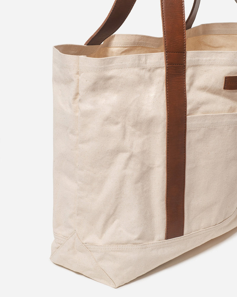 STITCH AND HIDE - Shopper Tote Natural (no zip)