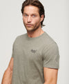 Superdry- Essential Logo Tee Ash Olive Marle