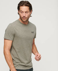 Superdry- Essential Logo Tee Ash Olive Marle