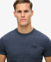 Superdry- Essential Logo Tee Dark Indigo Blue Marle